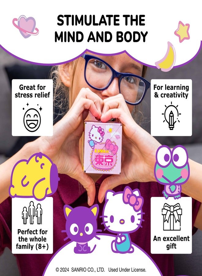 SHASHIBO Hello Kitty & Friends Shape Shifting Box - STEM Magnetic Fidget Cube That Transforms Into Over 100 Shapes, Download Fun in Motion Toys Mobile App (Kawaii) - Image 2